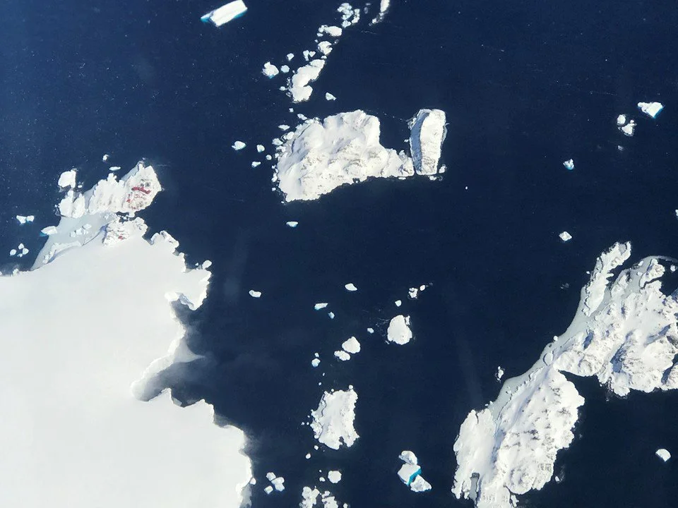 Bernardo O’Higgins base seen on the top left