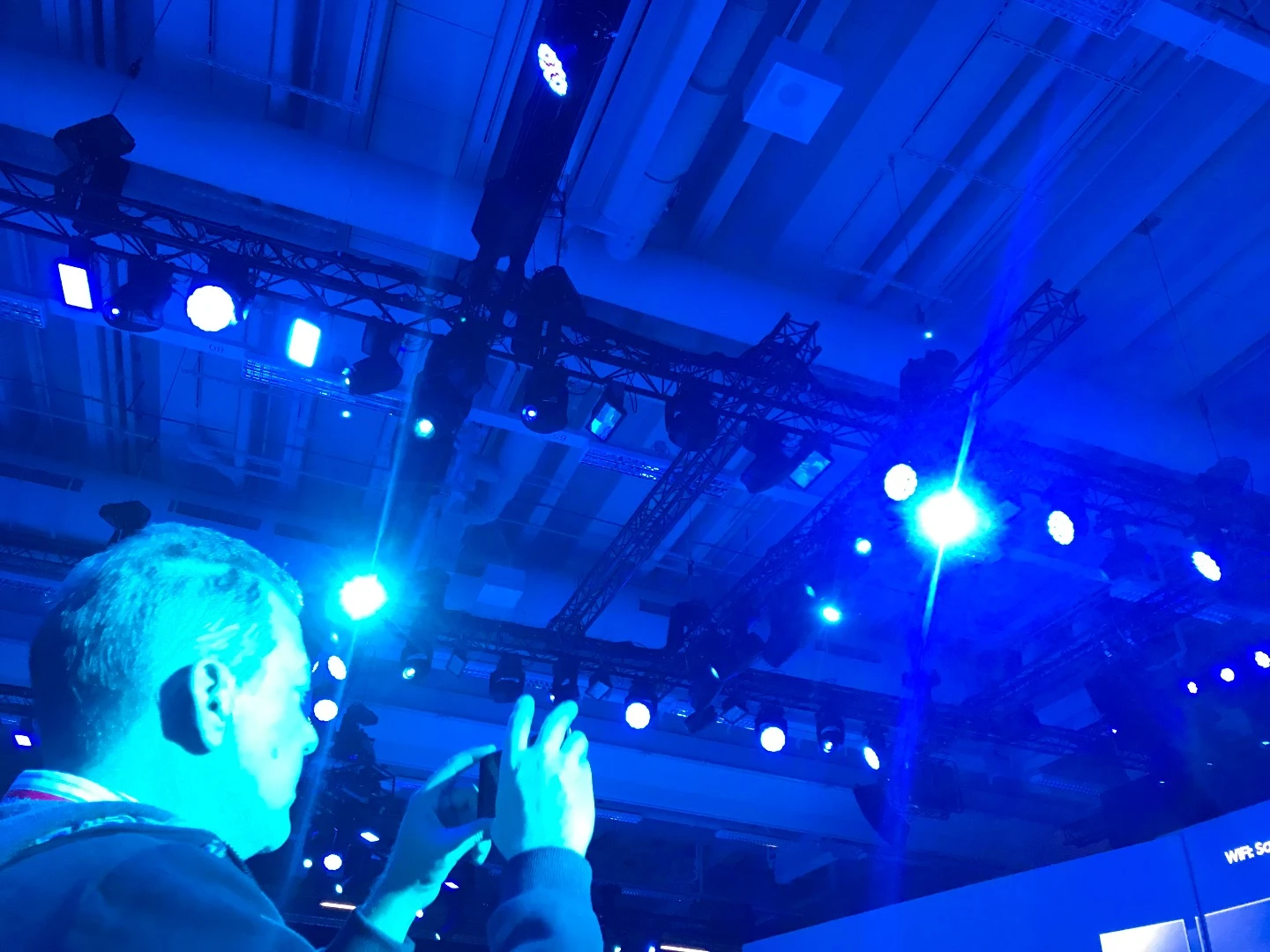 Sony's aside, the bigger press events seemed to insist on intermittently dazzling their audiences with swirling spot lights, which was most unwelcome