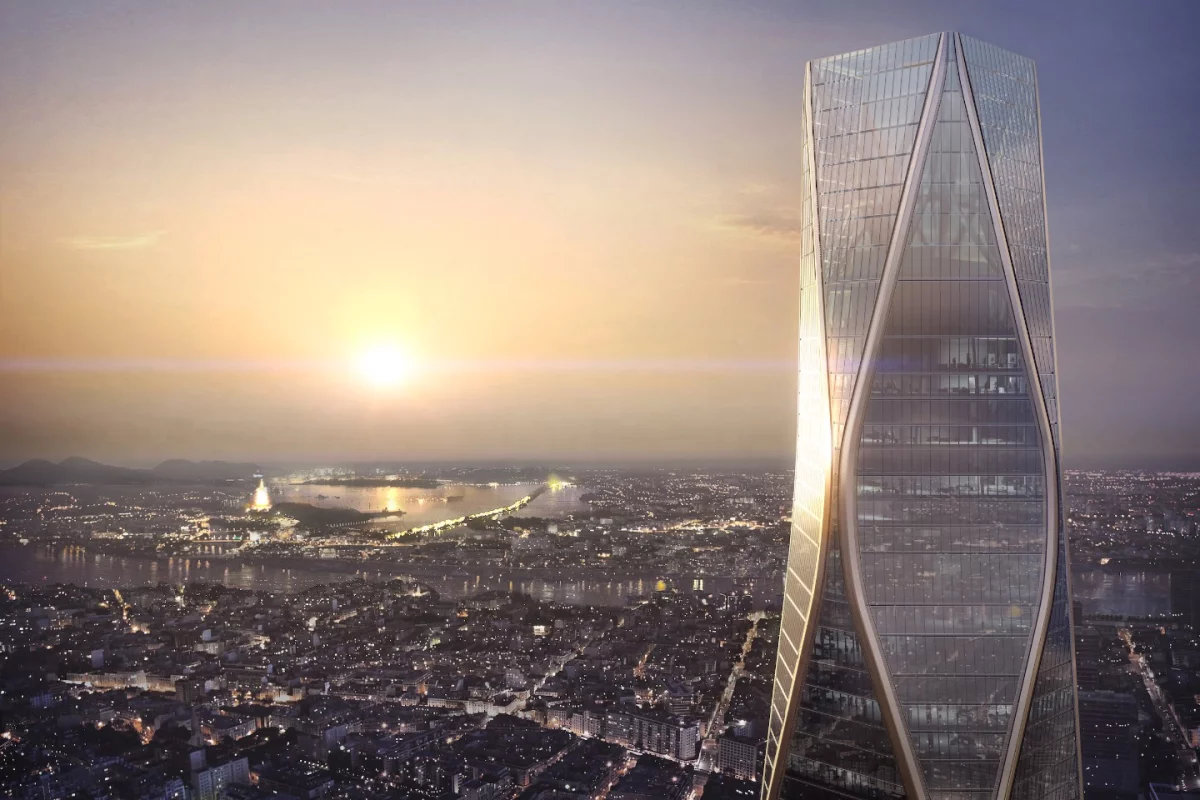 The Hangzhou Wangchao Center will comprise 125,000 sq m (1.3 million sq ft) of floorspace, spread over 54 floors