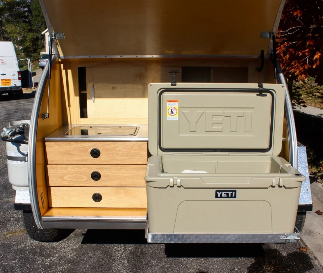 The Yeti Tundra 65 cooler proved large and cold enough on our trip