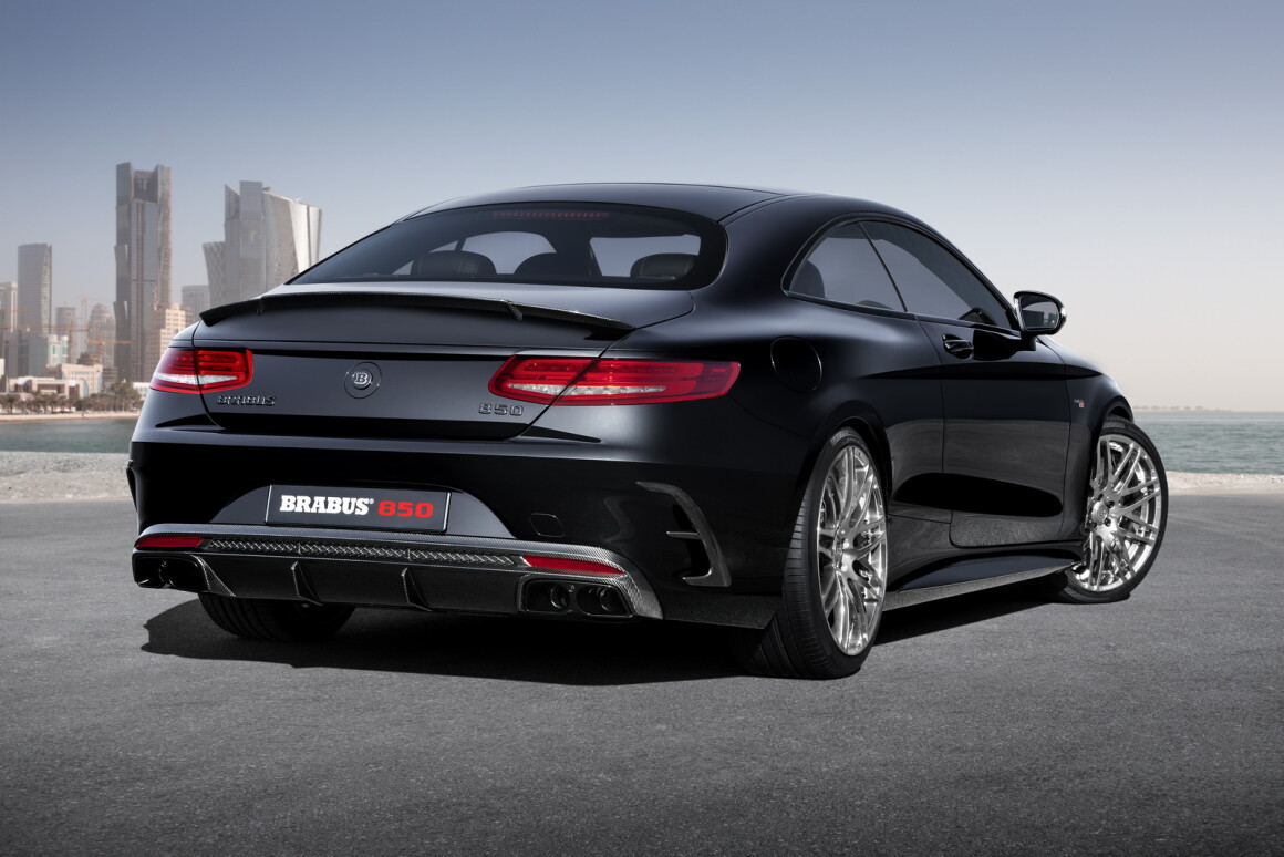 Brabus Turns The Mercedes S63 Into Sinister 850 Hp Speed