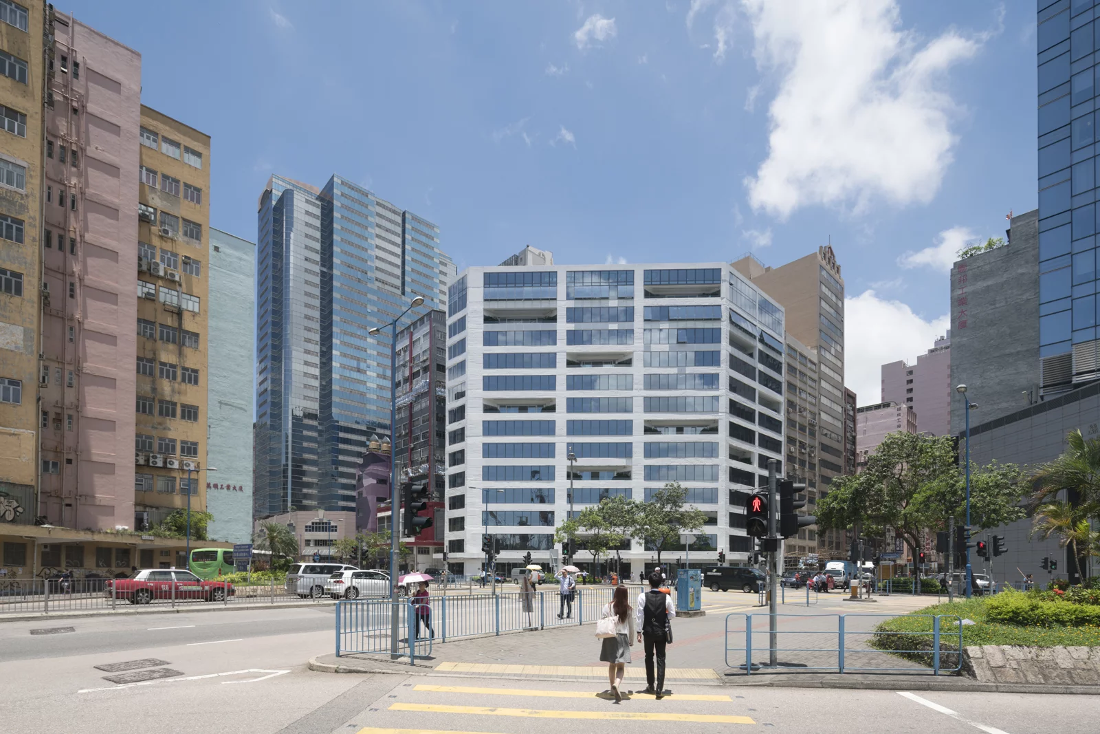 MVRDV says that the building uses around 17 percent less energy annually compared to your average Hong Kong office