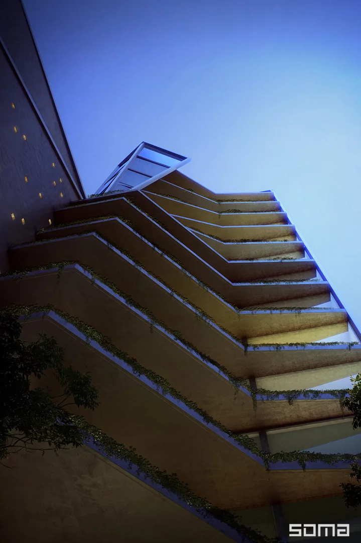 SOMA has already gutted the house and excavated to a depth of six floors to accommodate the necessary foundations (Image: SOMA)