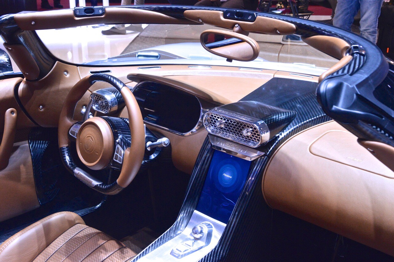 Inside the Koenigsegg Regera (Photo: C.C. Weiss/Gizmag.com)