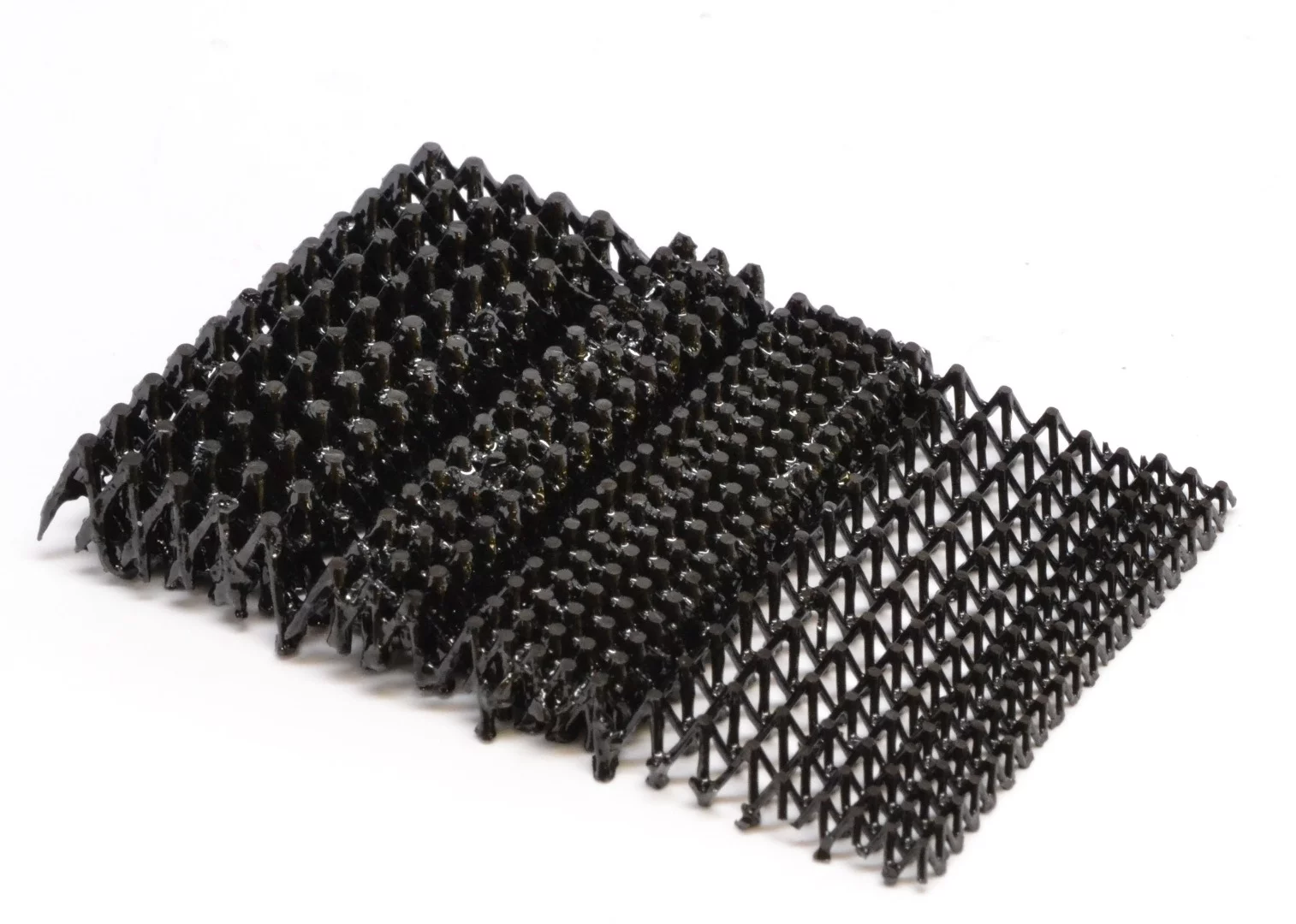 Ceramic material printed via HRL Laboratories 3D printing process