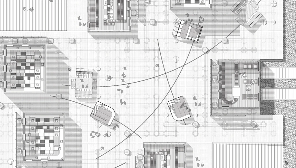 Third Place - The Platform of Motion by Nusrat Jahan Mim and Arman Salemi