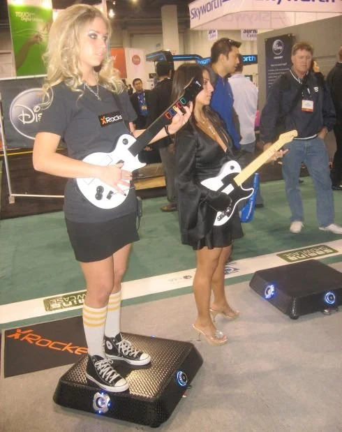 The XRocker Vibe platform for Guitar Hero and Rock Band