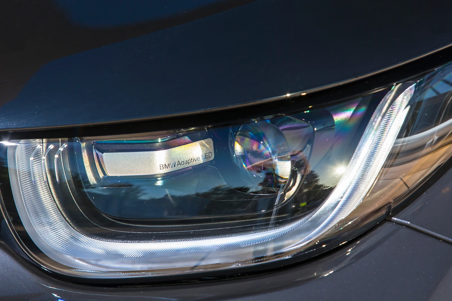 The BMW i3 - distinctive U shaped headlights