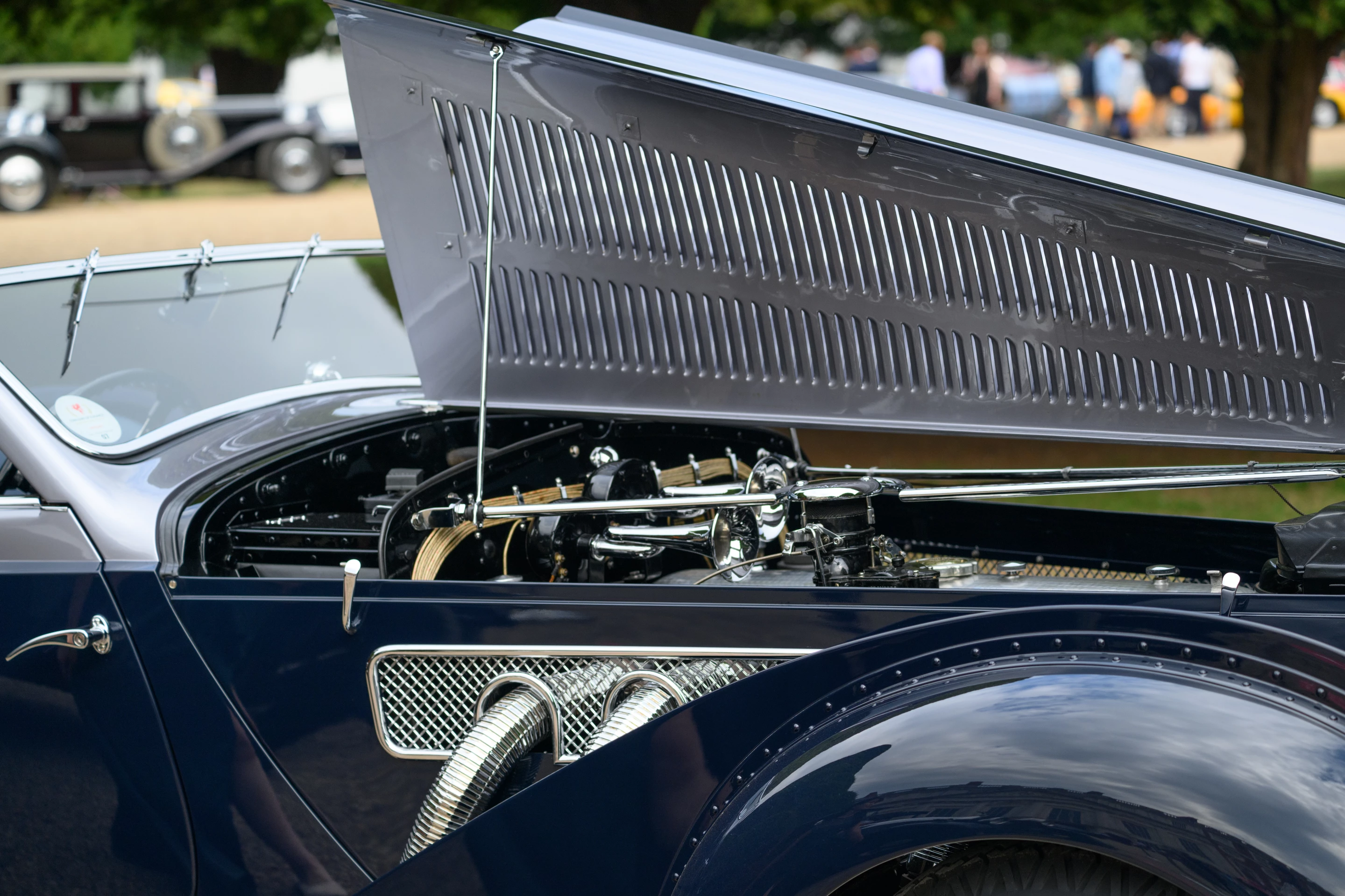 The 1938 Delage Type D8-120S de Villars that won best of show at the 2022 Concours of Elegance (U.K.)