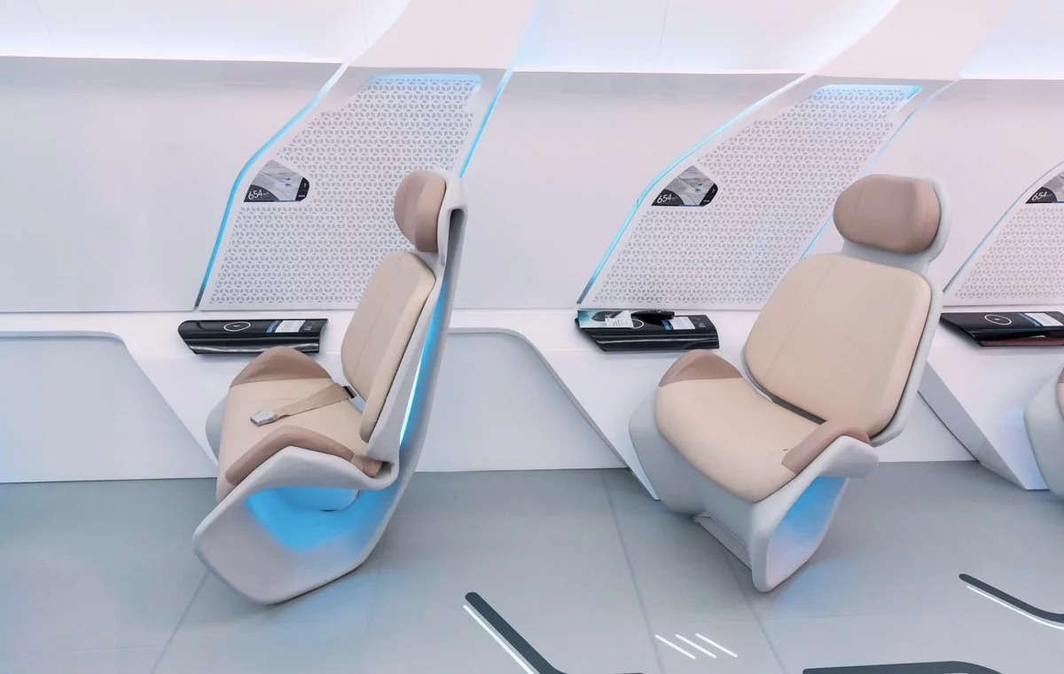 Images of Virgin Hyperloop One's prototype pod show a very spacious cabin