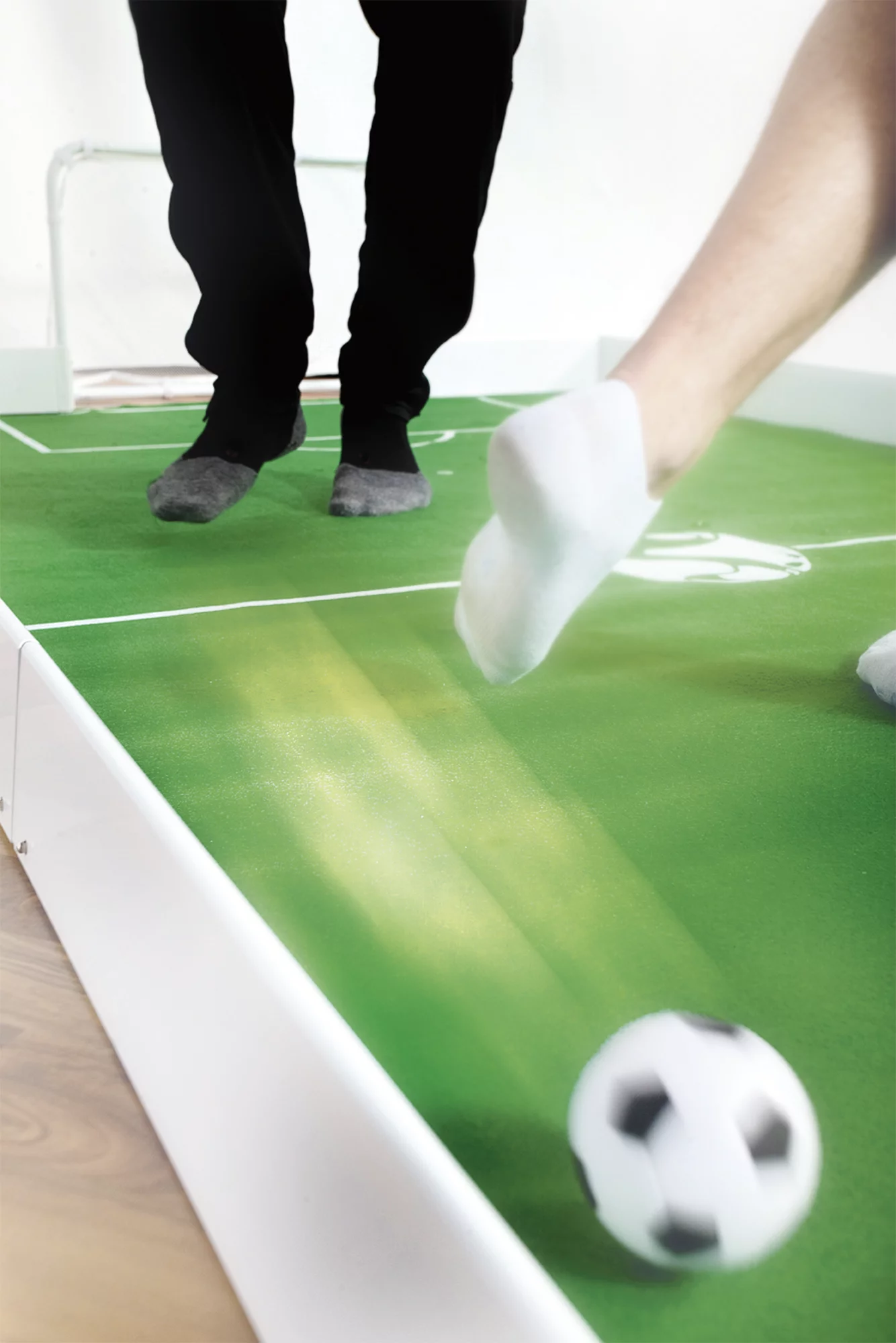 The roll-out field includes walled sidelines