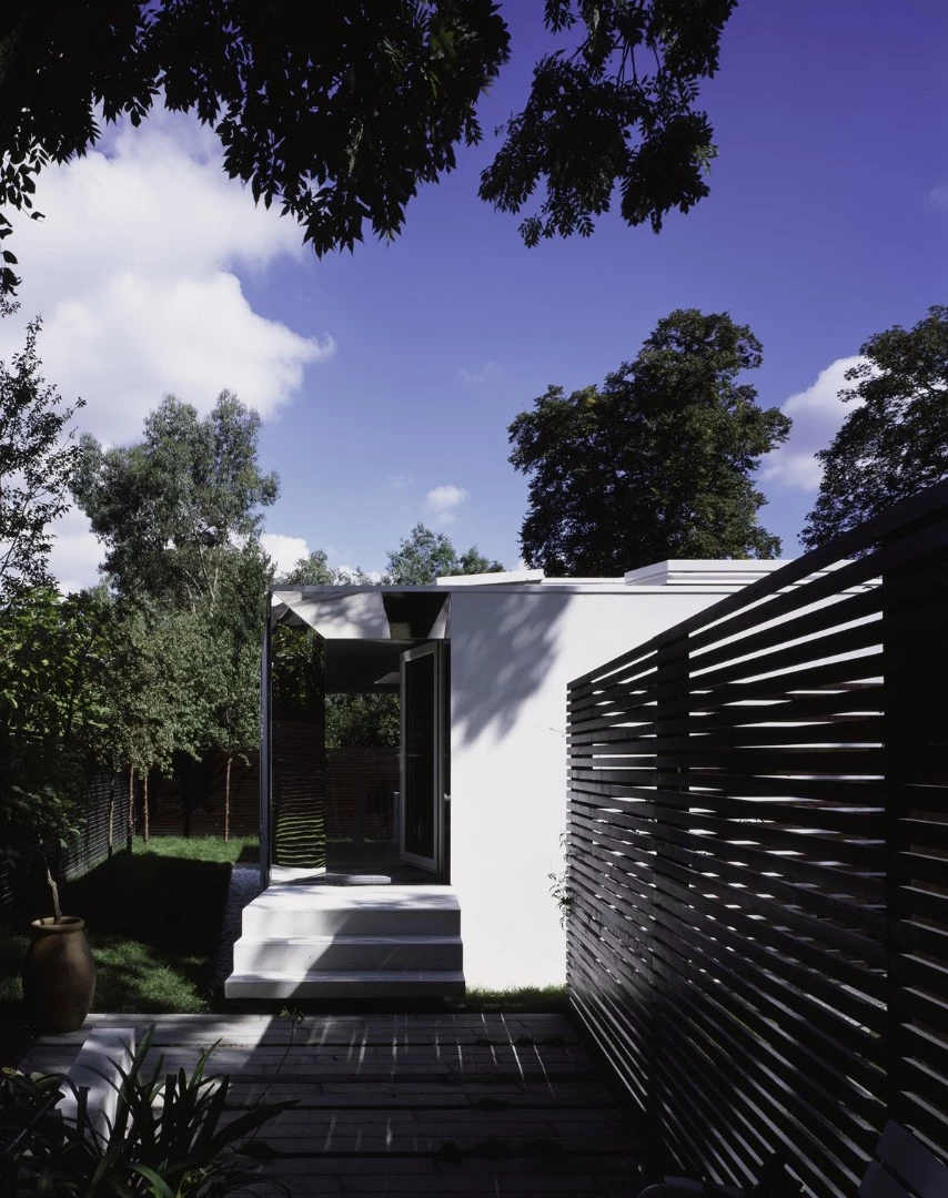 The firm mentions a rainwater harvesting system and solar panels, plus a heat recovery system (Photo: Hélène Binet)