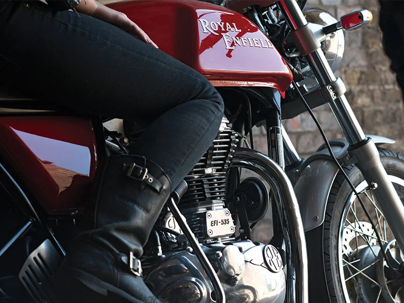 Royal Enfield's Continental GT: looks and presence to spare.