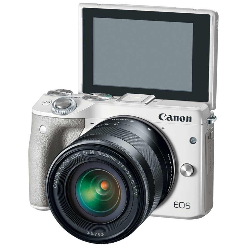 The Canon EOS M3 has a selfie-friendly tilting touchscreen