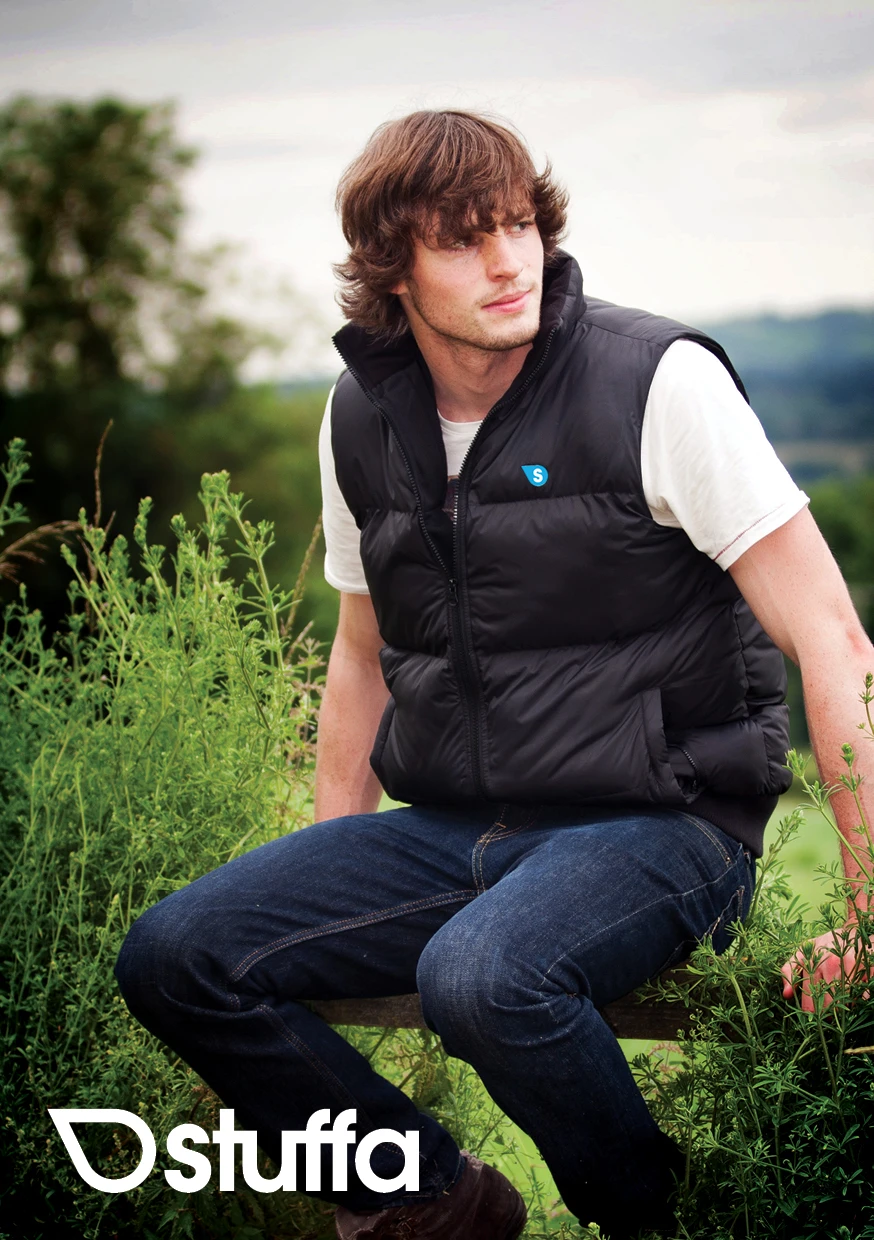 The sleeveless Stuffa Jacket aims to lessen the hassle of traveling, reducing the need for luggage by incorporating storage compartments into the jacket itself