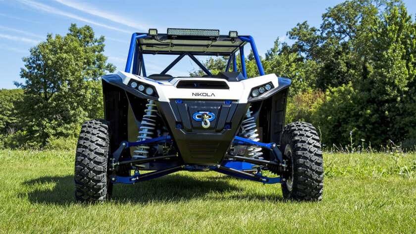 Other Nikola Zero specs include 20 in of suspension travel, up to 200 miles of range and 32-in tires