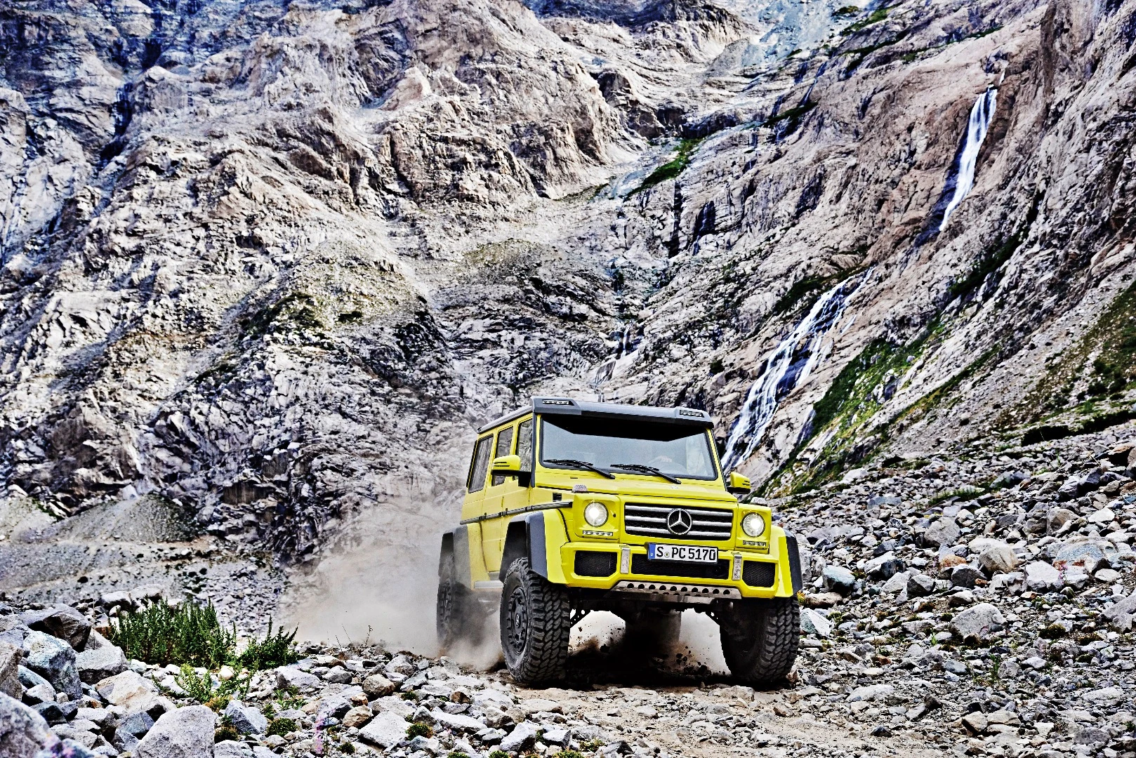The Mercedes G500 4x4 Squared increases your off-roading capability "exponentially"