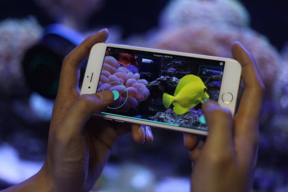 The MOAI app allows users to control the robot and view output from its camera