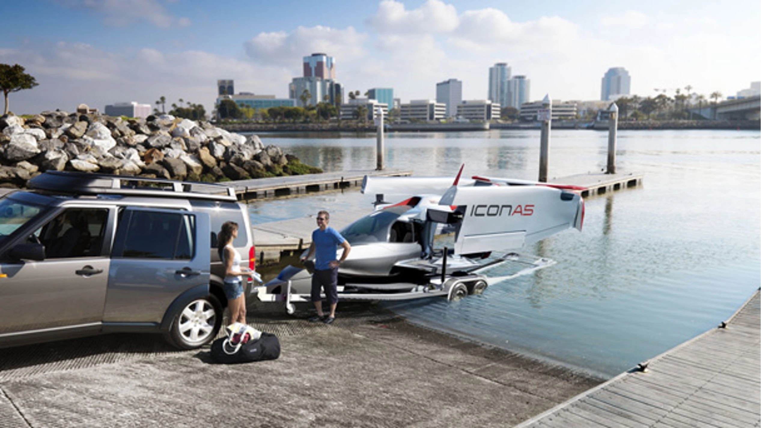 The ICON A5 is towable