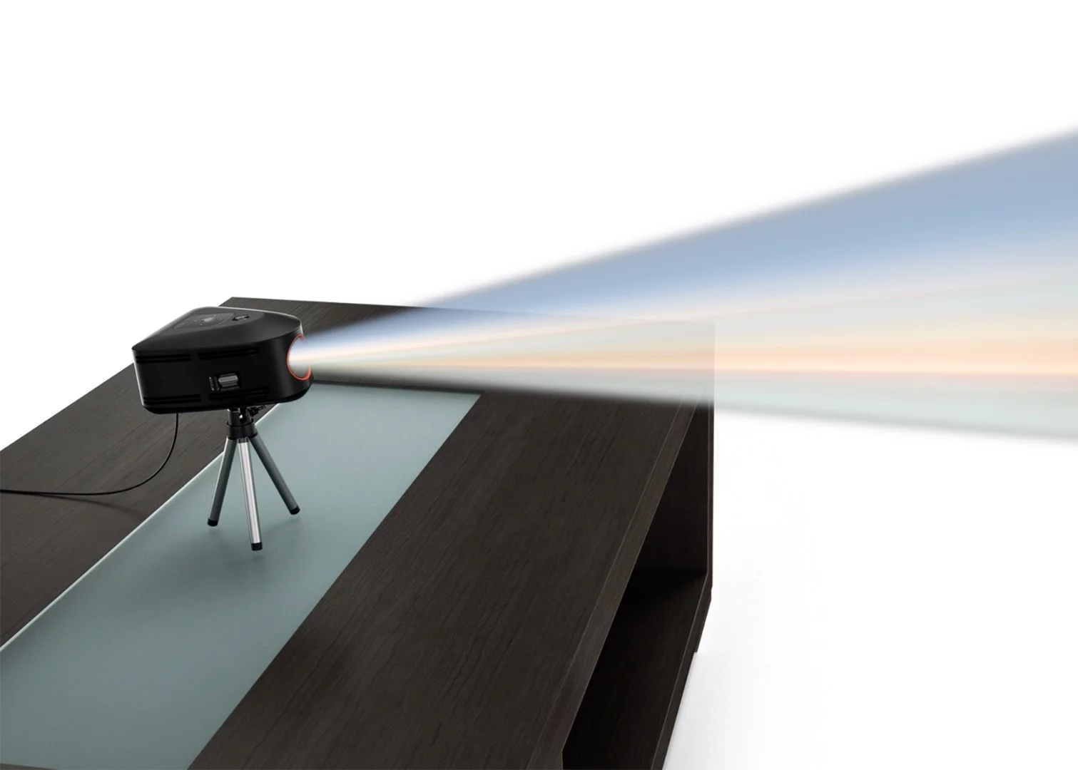 Video can be beamed at a resolution of 720p