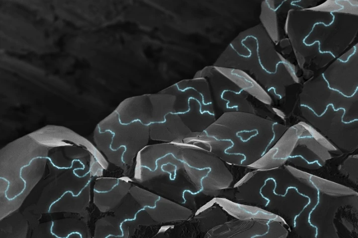 Conducting along the boundaries of individual grains, a normally non-conducting material may one day provide superior magnetic memory devices