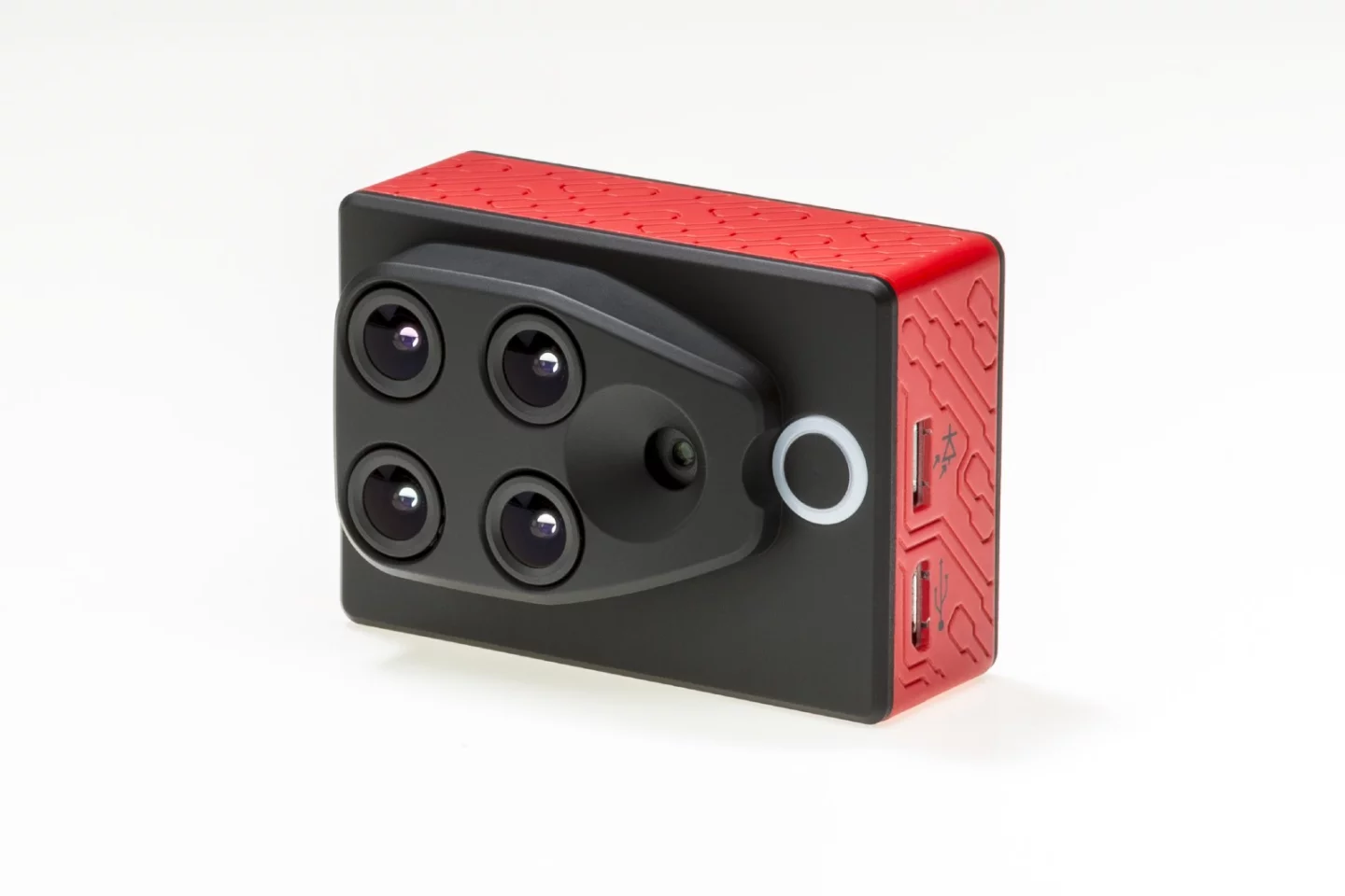 Fitted with a 16-megapixel camera and multispectral sensor, the device records images of crops in four different spectral bands