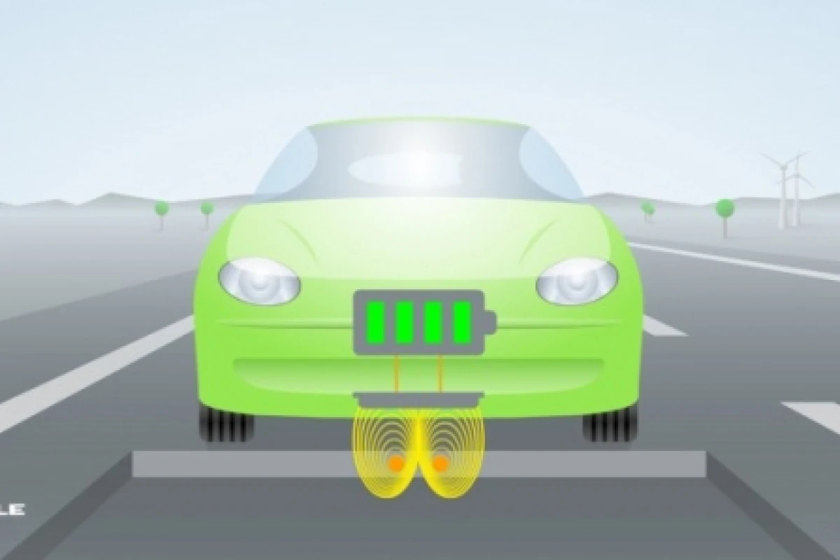The electric car of the future will “refuel” while driving or parked, completely automatically and without physical contact, using the principle of electromagnetic induction