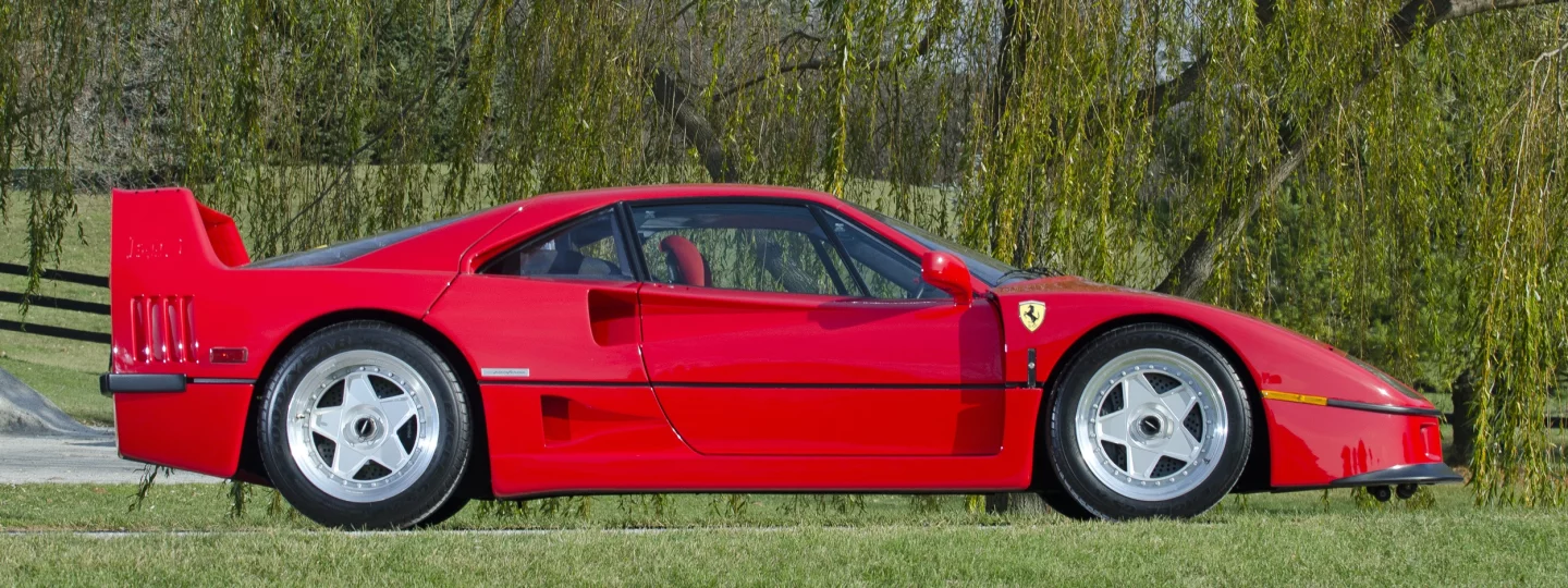 The ex-Iacocca Ferrari F40 Photo Â© 2011 Darin Schnabel/RM Auctions