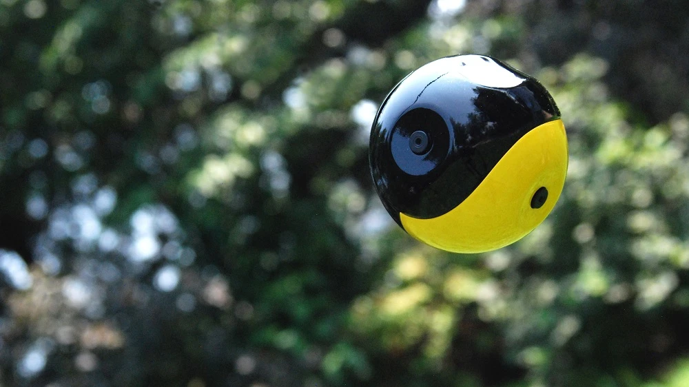 Squito is a throwable ball camera prototype enabling panoramic views to be captured every time it's launched into the air