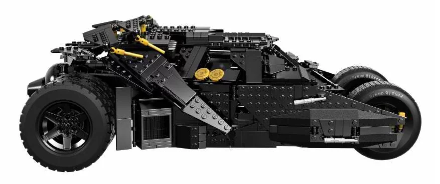 The scaled down Ultimate Collector's Series Batman Tumbler features a staggering 1,869 pieces and measures out at 15 by 9 inches (Photo: Lego)