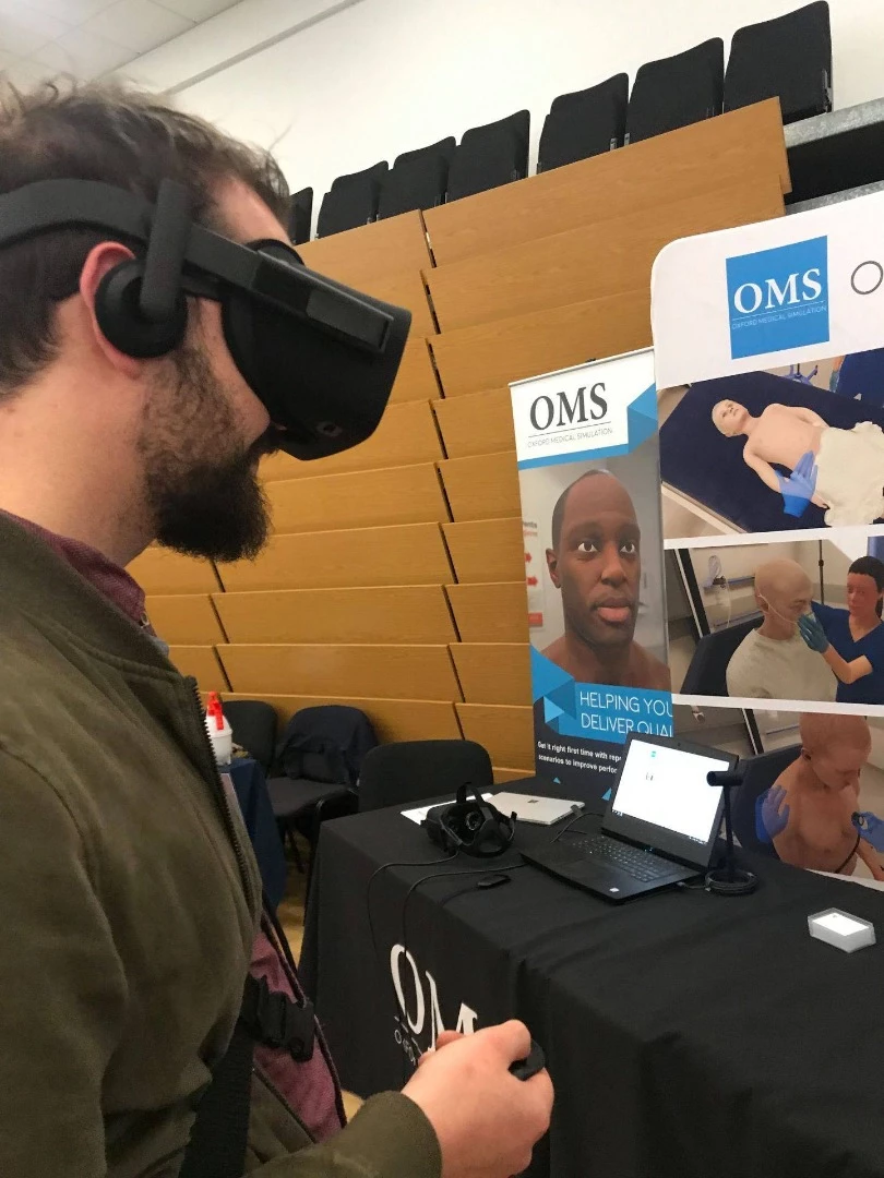 The virtual reality medical training program is being piloted at multiple NHS sites in the south of England