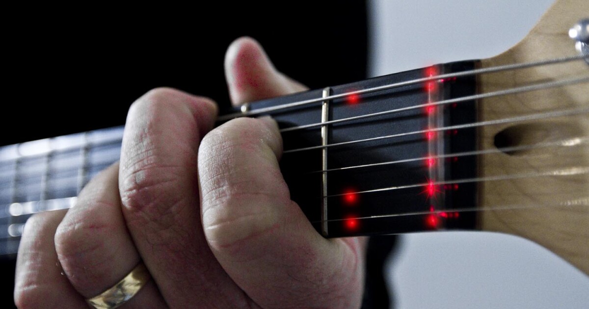 Fretlight LED learning guitar lights the way to quick and easy tuition