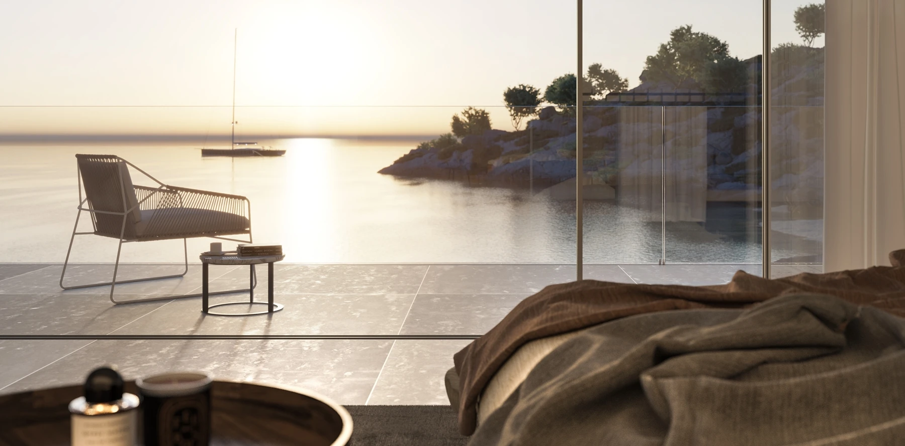 The S 00/30 concept Superhouse has views over the bay
