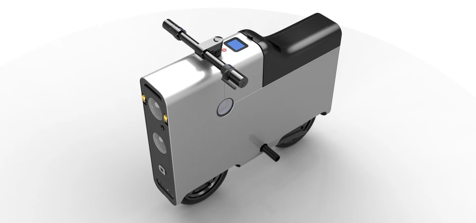 The top view of the BOXX spotlights its "ergonomic design" (Photo: BOXX)