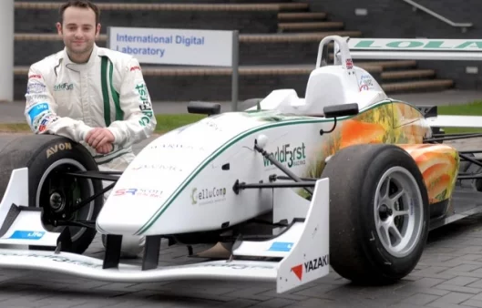 The chocolate powered Formula 3 racing car