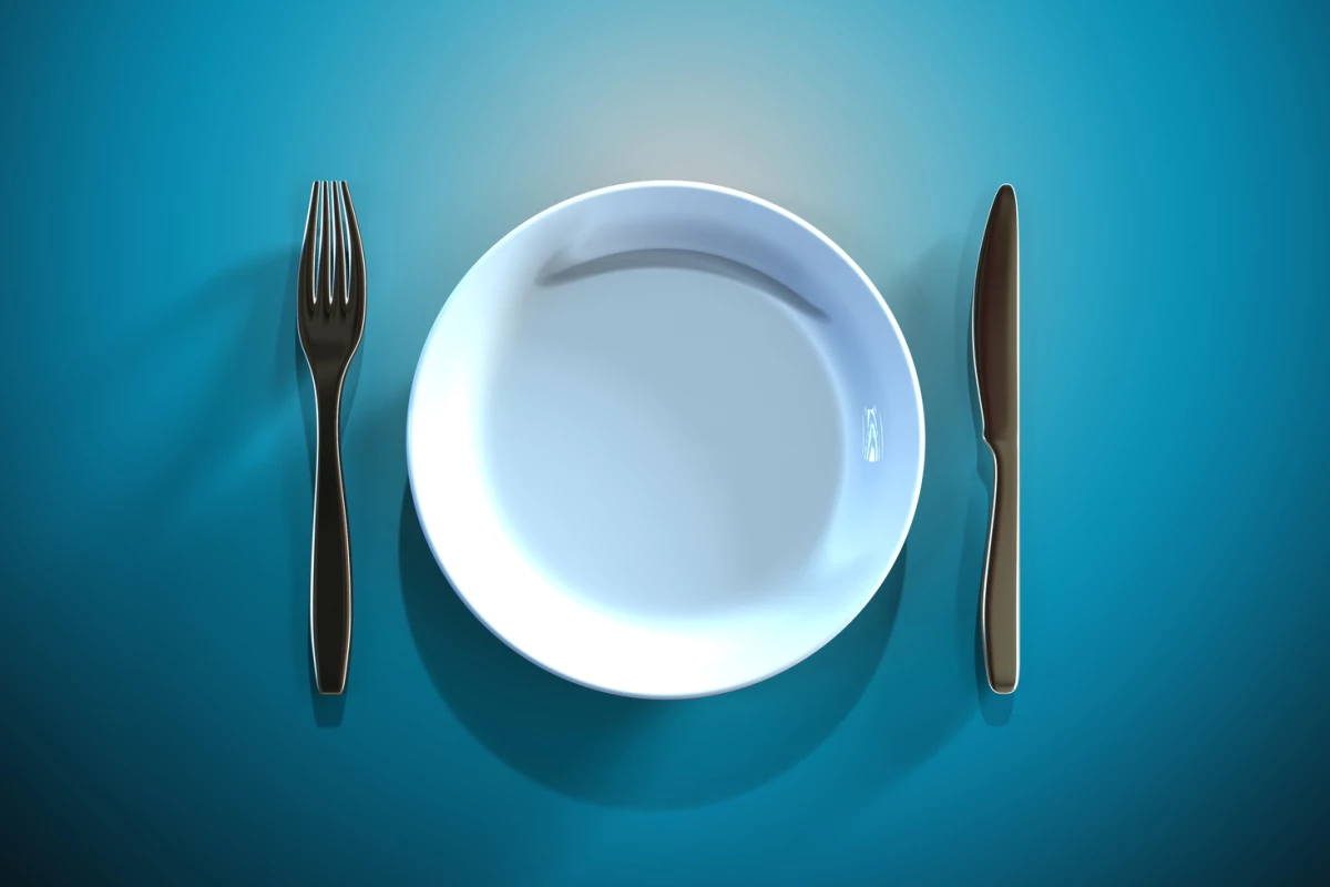 A trial found fasting subjects lost as much muscle mass as fat, whereas those eating a calorie controlled diet lost mostly fat