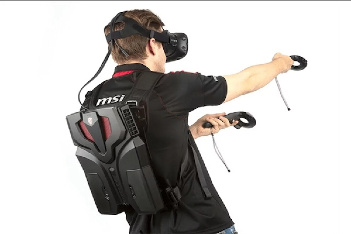 MSI has introduced the VR One, a backpack PC for use with the HTC Vive and other headsets