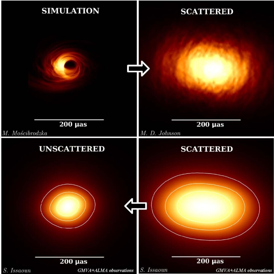 Sharper images of a supermassive black hole reveal new secrets