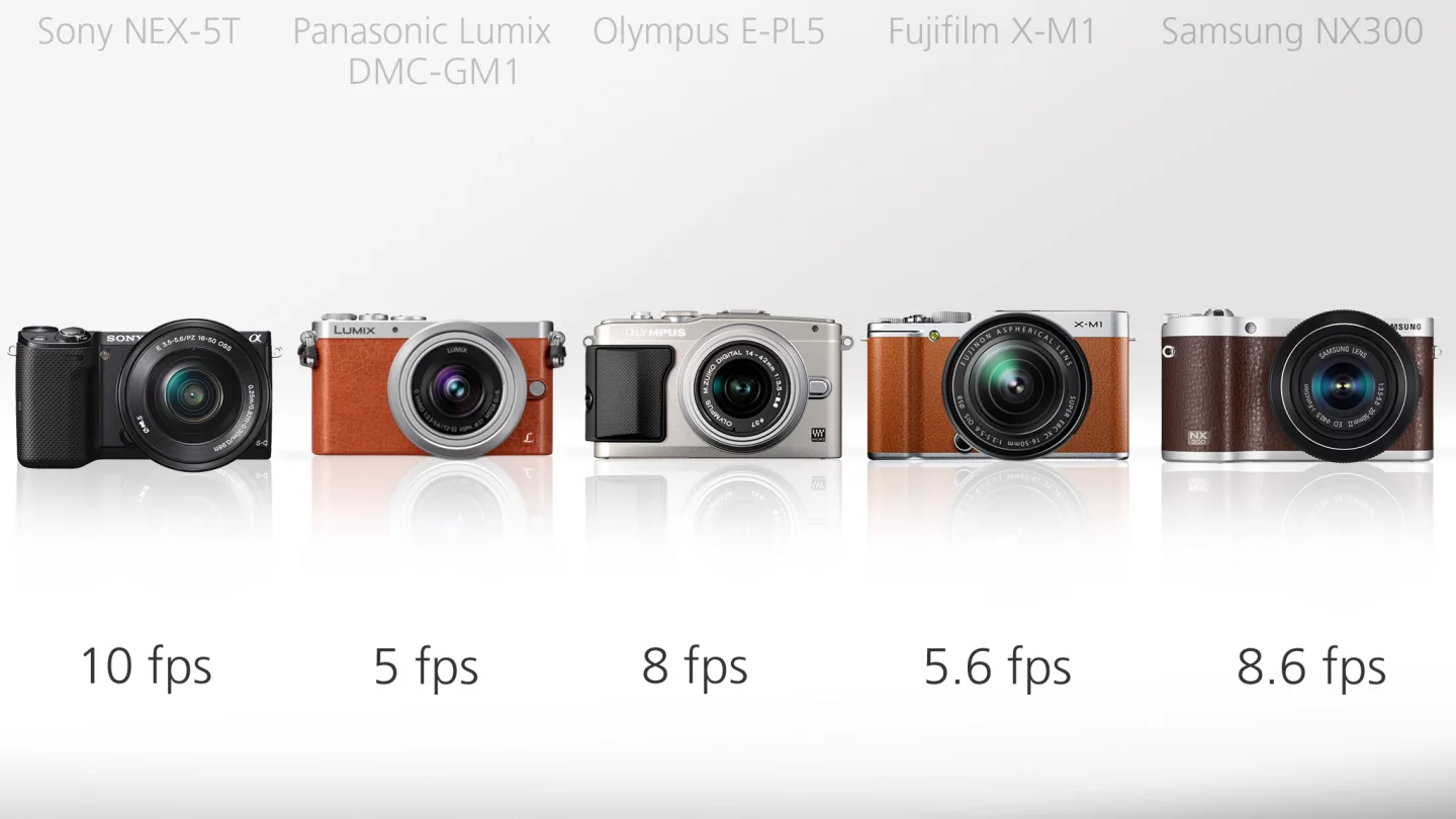 These mid-range mirrrorless shooters are no slouches when it comes to capturing at speed