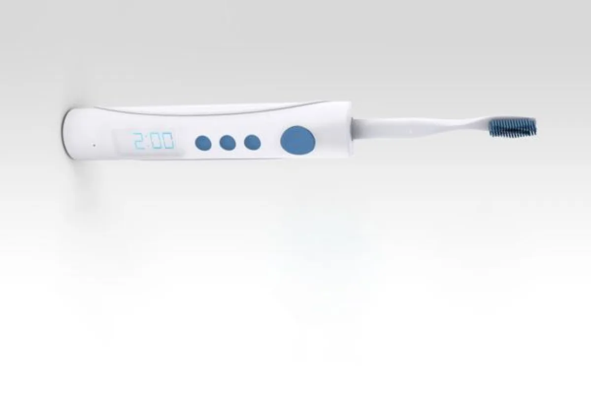 The Wayki is an alarm clock that can only be turned off by inserting a paired toothbrush