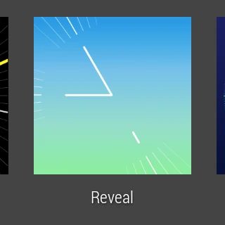 You can switch clock faces by holding your finger down on the current one (or by navigating through the settings menu)