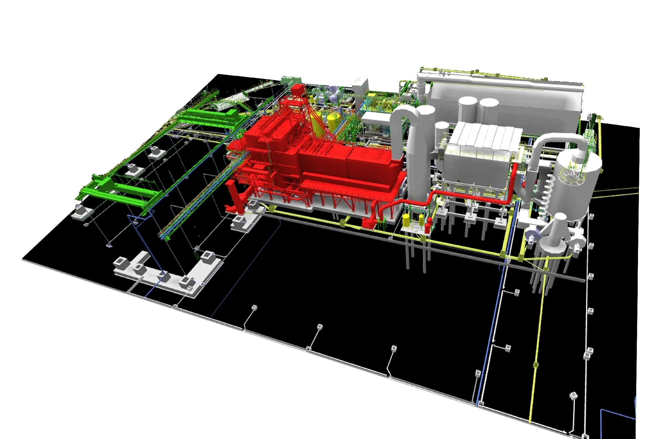 Engineering & construction companies use prints to visualize complicated 3D projects such as refineries and power plants (Image: Zebra Imaging & NET Engineering S.p.A)