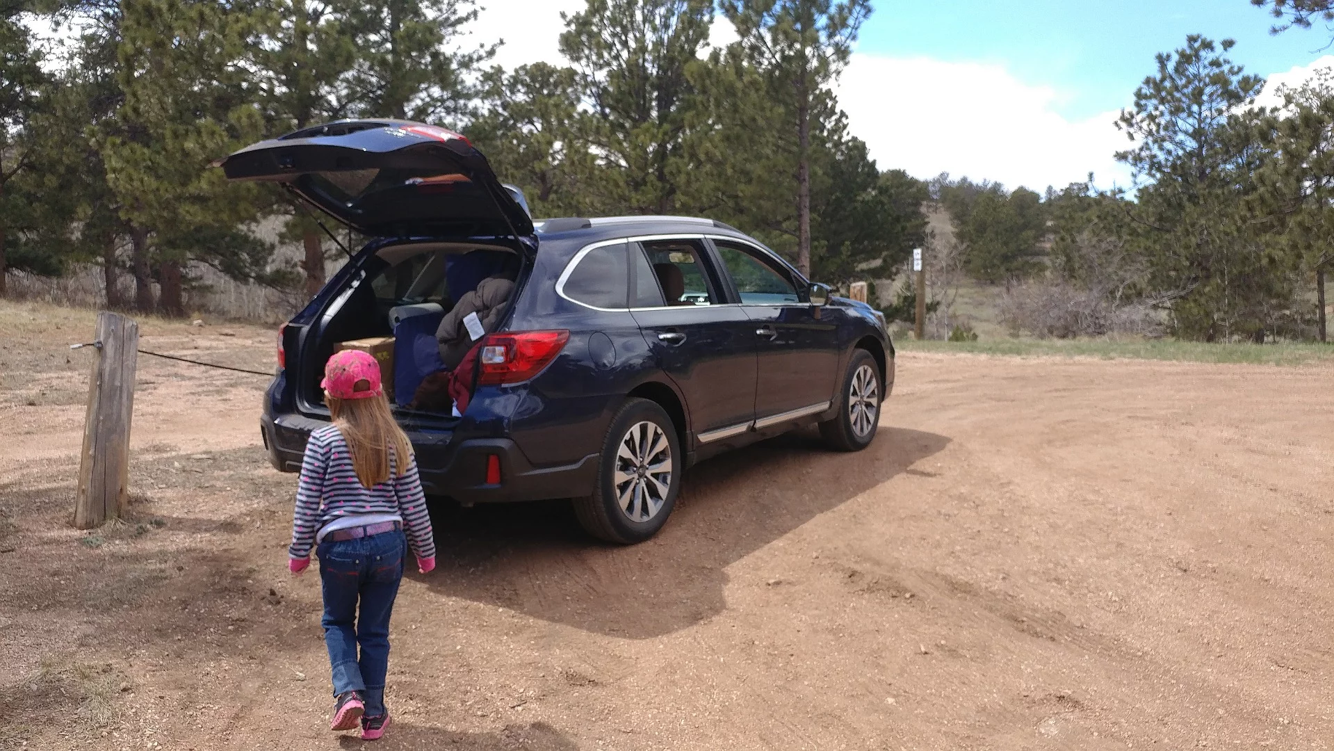 Because the 2018 Subaru Outback arrived at our Wyoming abode just in time for our early spring hoorah, we decided to take it camping
