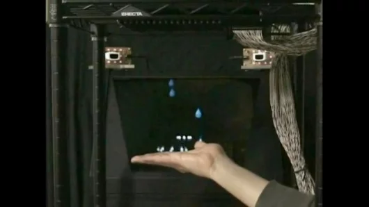 Tactile holographic display