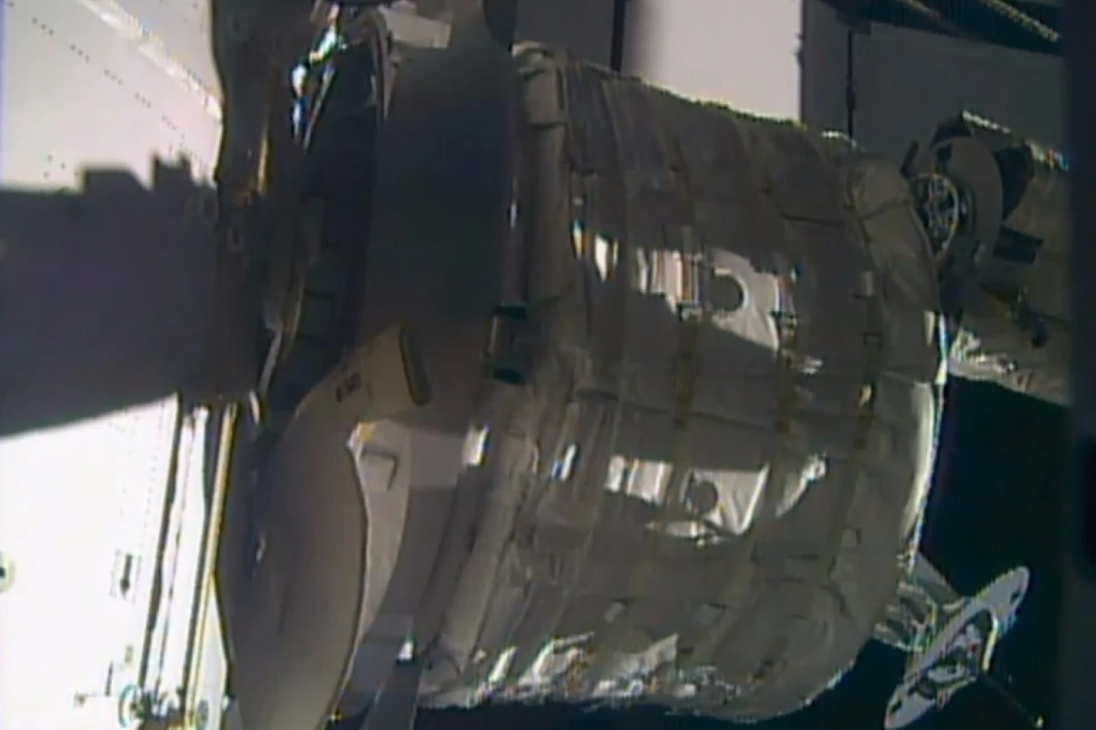 The Bigelow Expandable Activity Module, or BEAM, is attached to the International Space Station