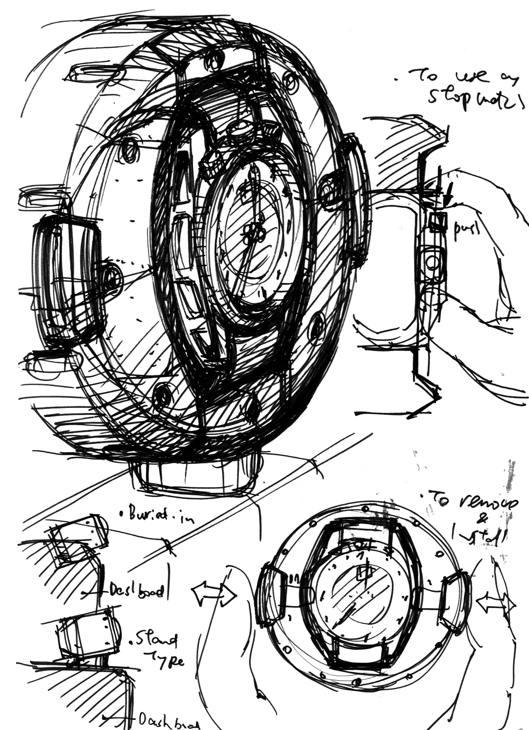 The kode 9 concept - design sketch