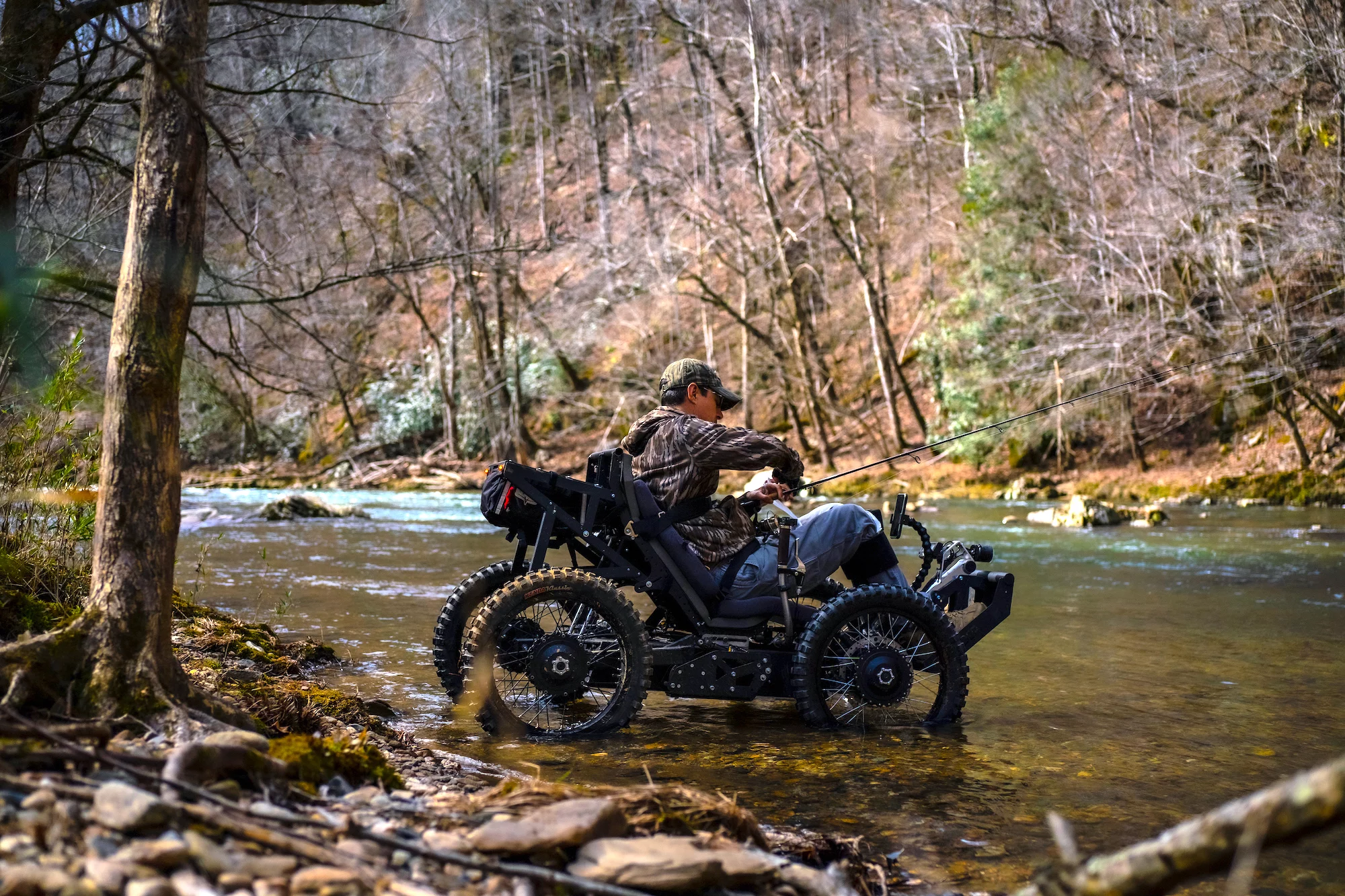 Outrider claims the Coyote is the world's lightest production 4x4, with the mission of helping disabled outdoorsy folk "get back out there"
