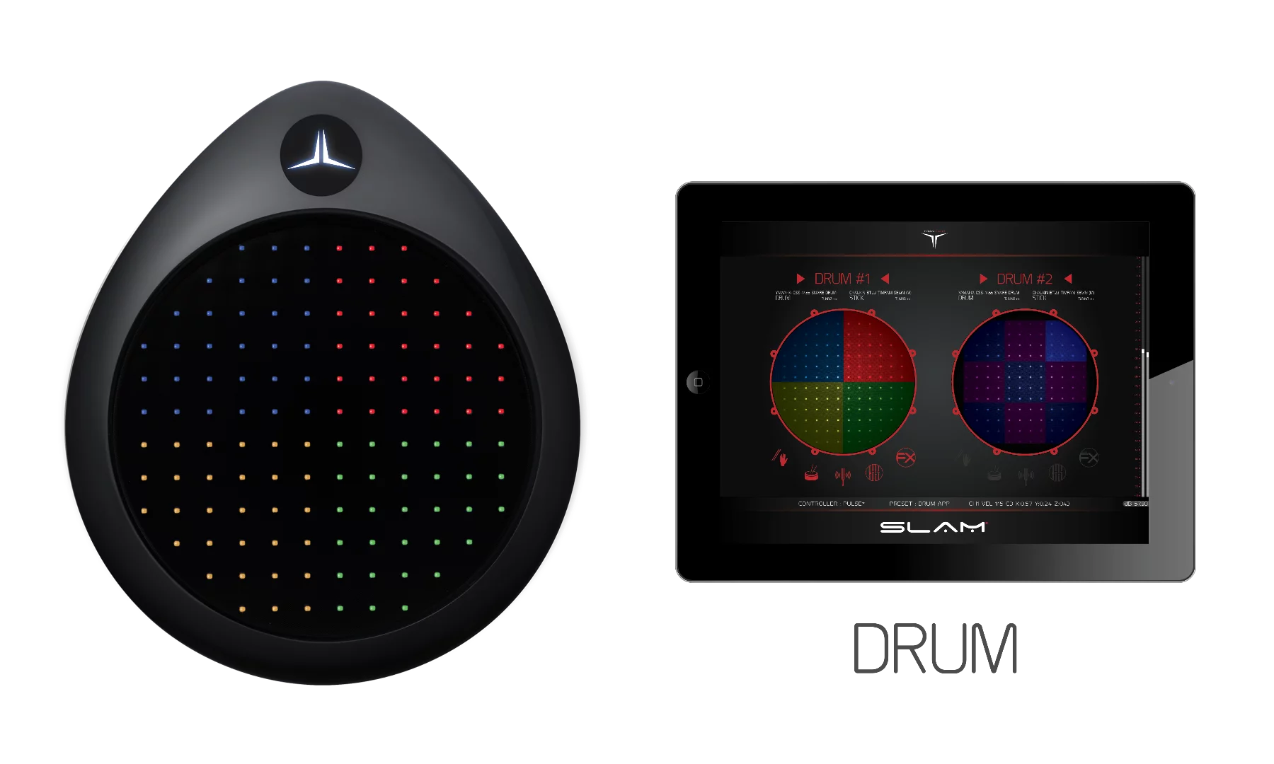 There's a Titan Reality app which allows the Pulse controller to be used as a drum, each colored zone representing a different sound