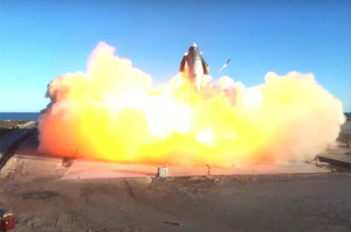 SpaceX's Starship prototype makes an explosive landing attempt