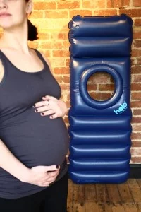 Holo lilo is perfectly shaped for a baby bump
